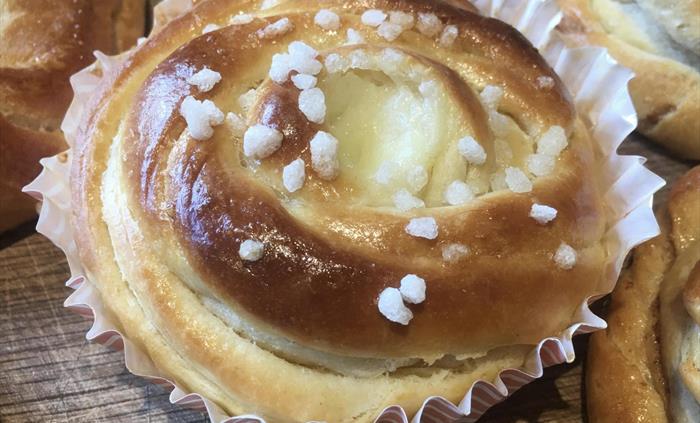 When the winter days are long and dark, the Scandinavians bake sunshine buns to lighten up their days